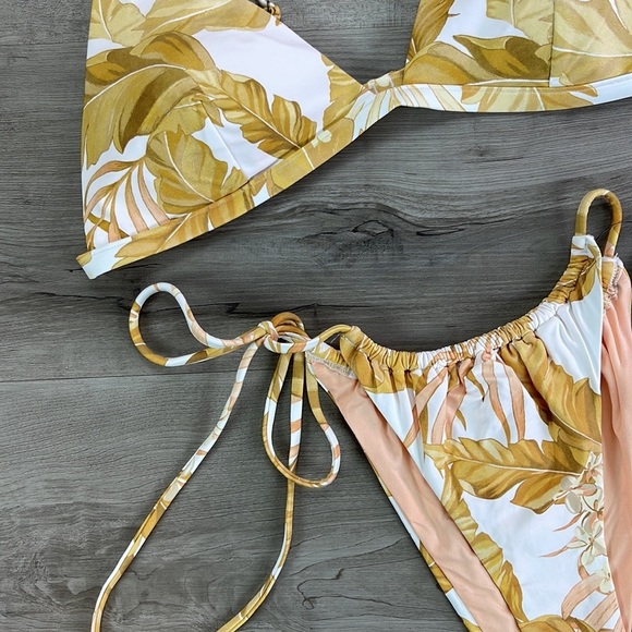 ☀️RIP CURL☀️ NAMOTU FIXED TRI NAMOTU SKIMPY PANT BIKINI SET - Picture 8 of 15